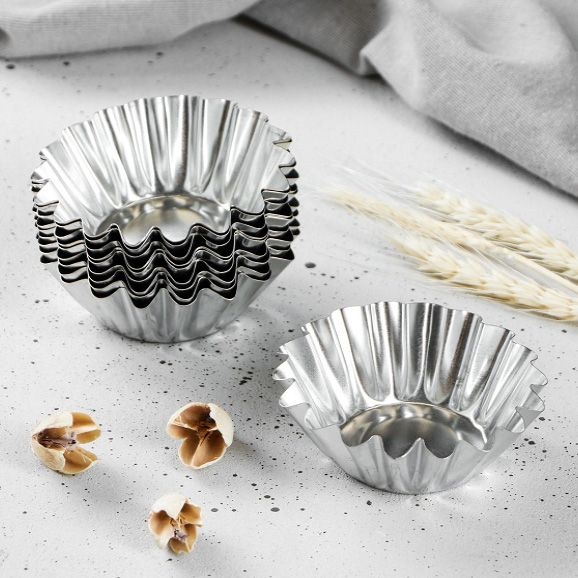 Backformen für Kekse, Metall, D 7 cm, Set - 10 St.