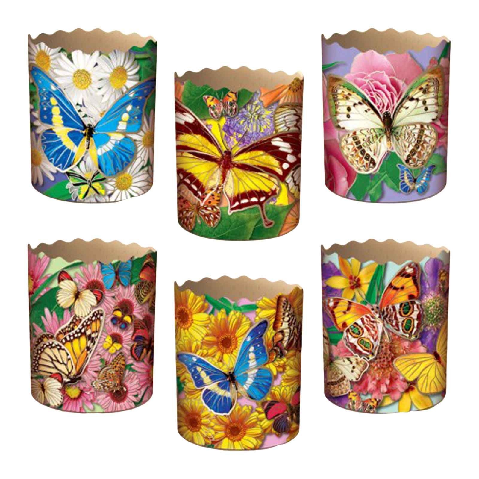 Backform für Osterkuchen "Schmetterlinge", 150 g, 70x85 mm