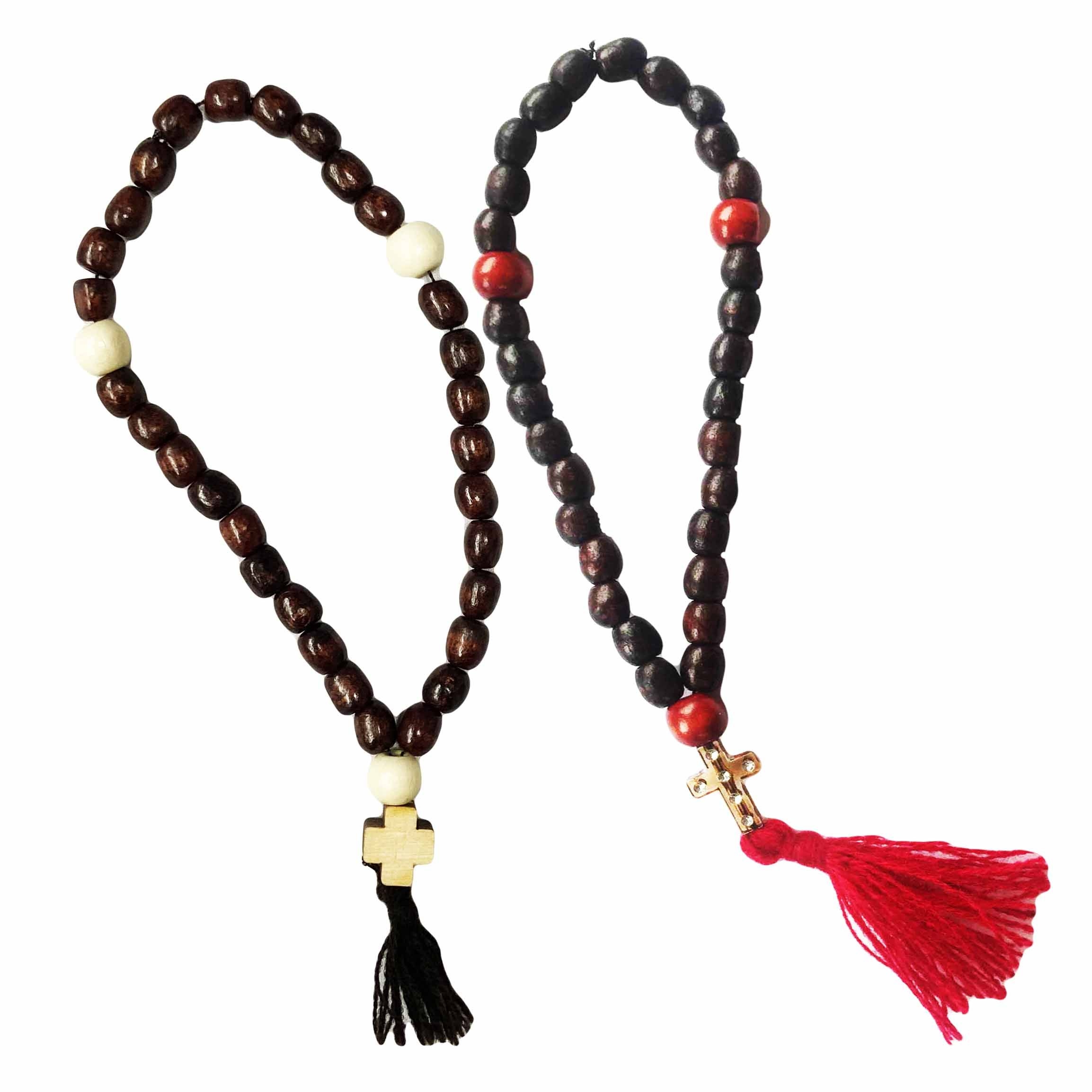 Rosenkranz (Holz), kleine, 30 Elementes