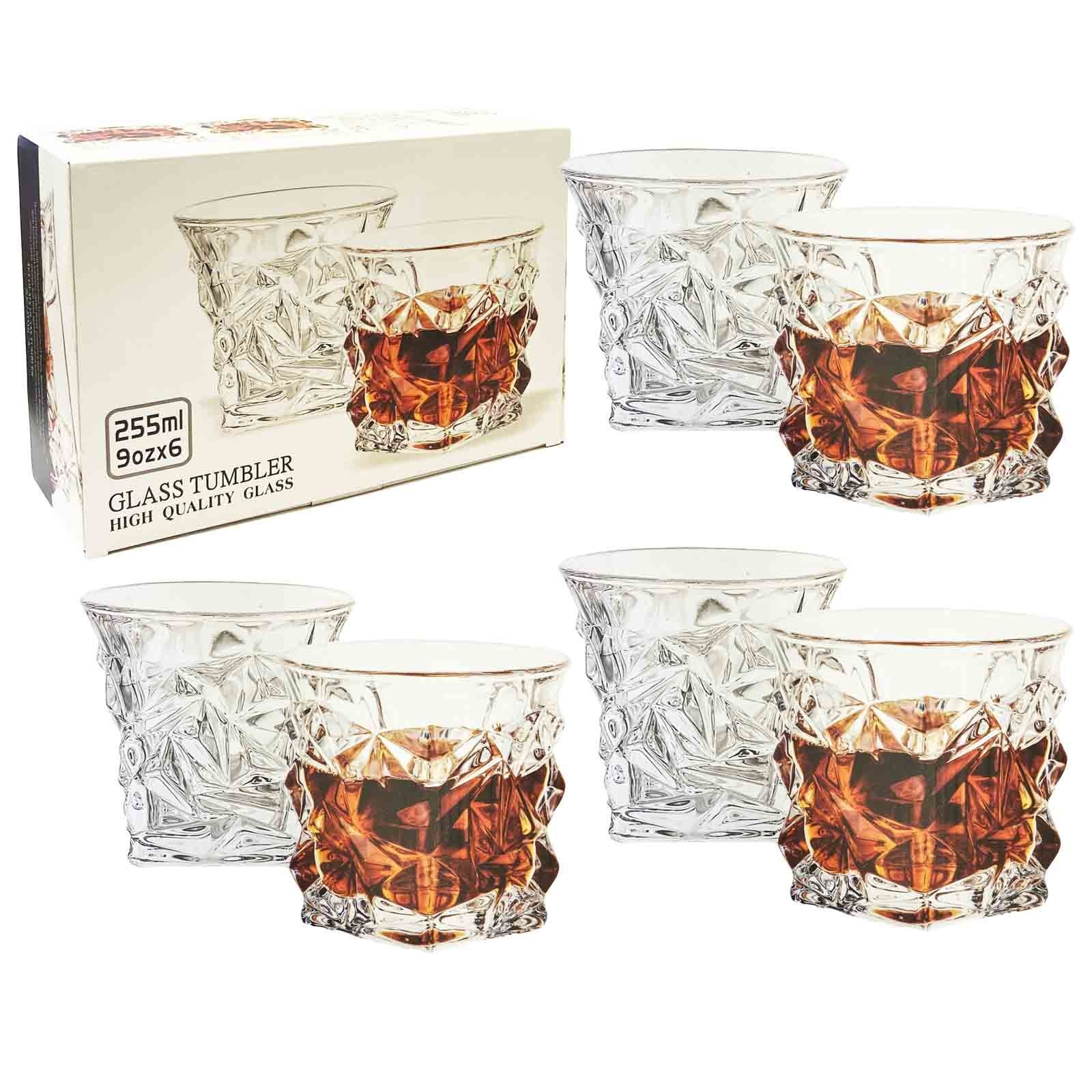 Set aus 6 Gläsern, "Whiskygläser" 255 ml  (BM309IC)