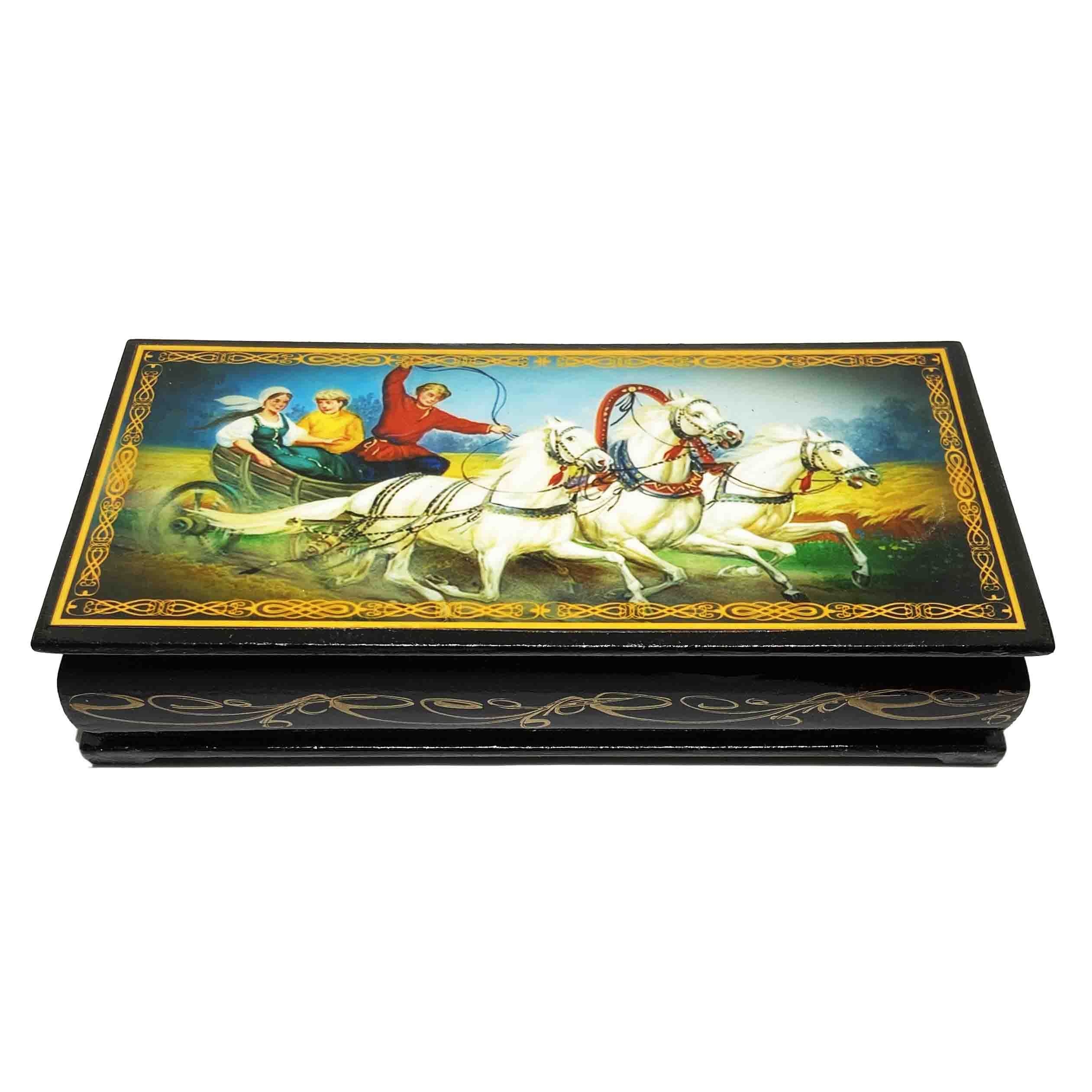 Souvenir Schatulle "Troika ", 17х8х4 cm