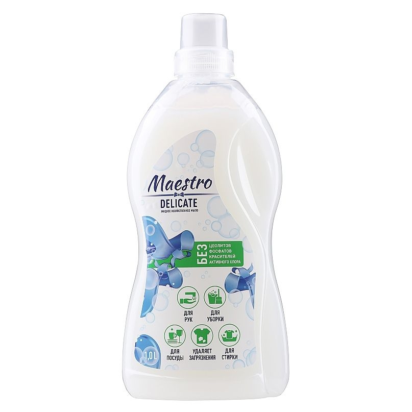 Flüssigseife "Hozjaistvennoe", "Maestro Delicate", 1 L