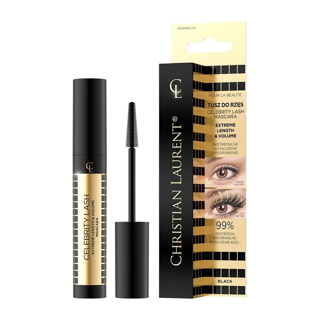 Christian Laurent, "Celebrity Lash Extreme" Mascara für extreme Länge und mehr Volumen, 7 ml