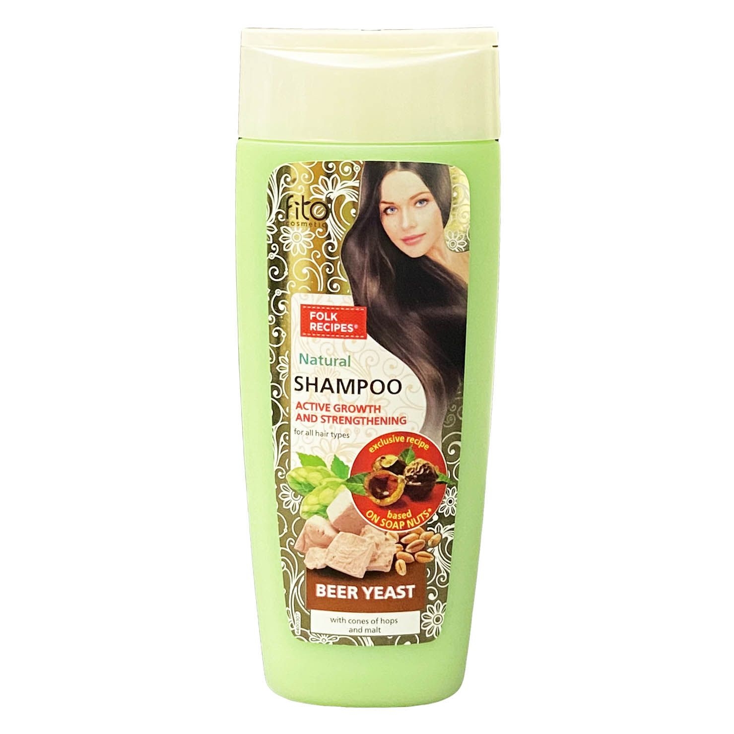 "Fito Cosmetic", Shampoo, Bierhefe und Hopfenzapfen, 270 ml