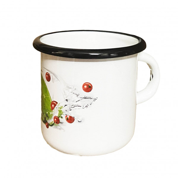 Tasse emailliert "Limette", 0,4 L