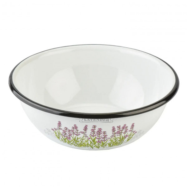 Schüssel emailliert 2,5 L "Lavender"
