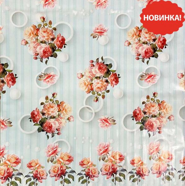Tischdecke "Klassik", AS-881, Rosen, 20x1,4 m