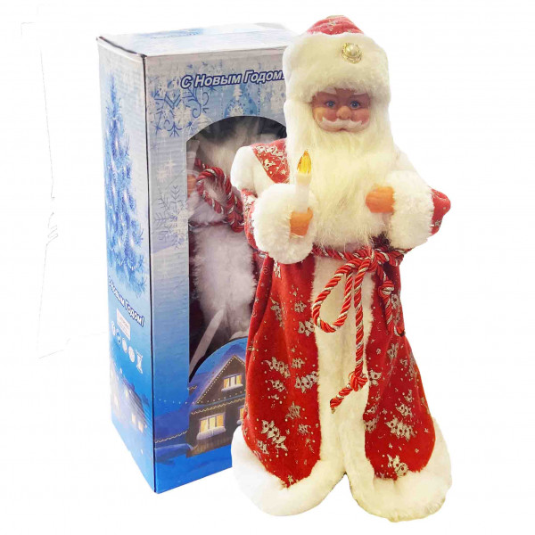 Spielzeuge "Ded Moroz", rot, 40 cm