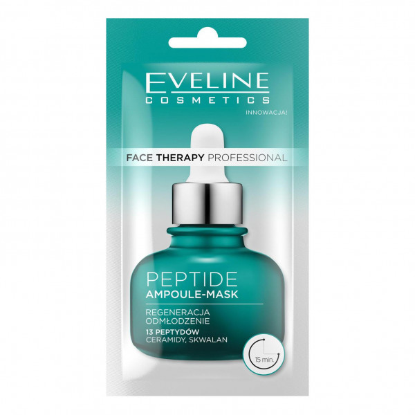 Eveline - "Ampullen-Maske Peptide", Regeneration und Verjüngung, 8 ml