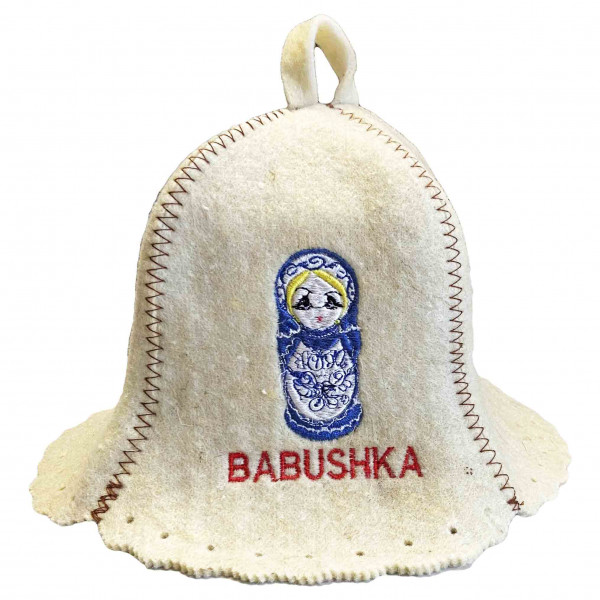 Шапка для сауны, "Babushka"
