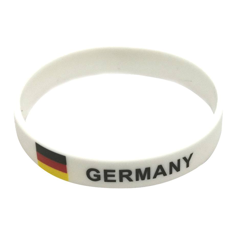 2x Silikon Armband Fußball EM 2020 Fanartikel Deutschland Germany 2021 Europa 