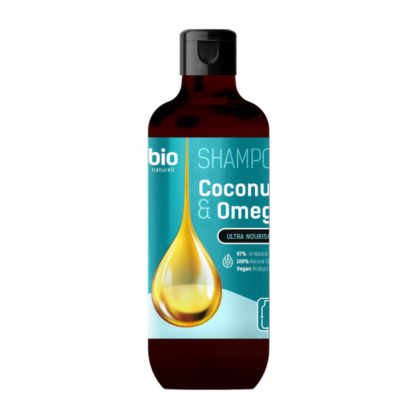 Bio Naturell - Shampoo, "Coconut Oil & Omega 3", 355 ml