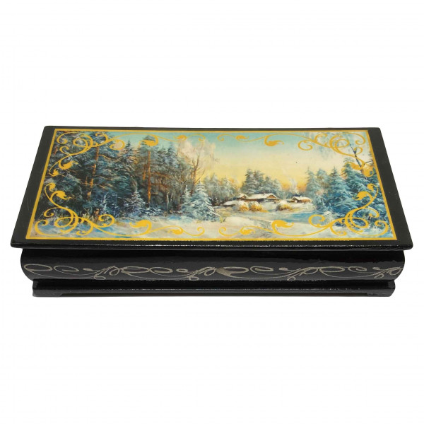 Souvenir Schatulle "Russische Landschaft", 17х8х4 cm