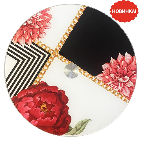 Glasplatte drehbar für Torten und Servieren "Bernardo", Ø 32 cm