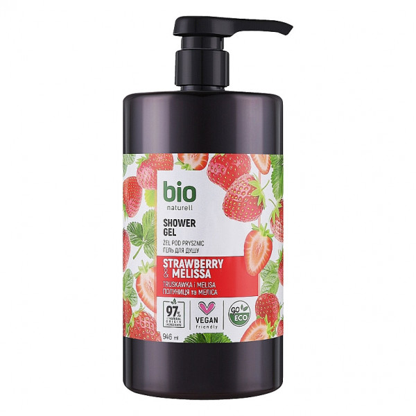 "Bio Naturell" Creme-Duschgel "Erdbeeren und Melisse", 946 ml