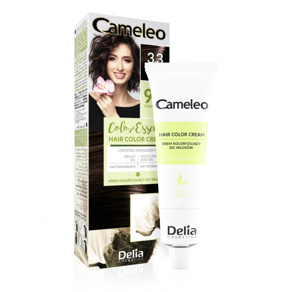 "Cameleo" "Color Essence", 3.3 Schokoladenbraun, Natürliches Haarfärbe 2 in 1