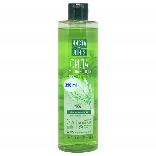Saubere Linie - Shampoo "Kraft und Haardichte", 390 ml