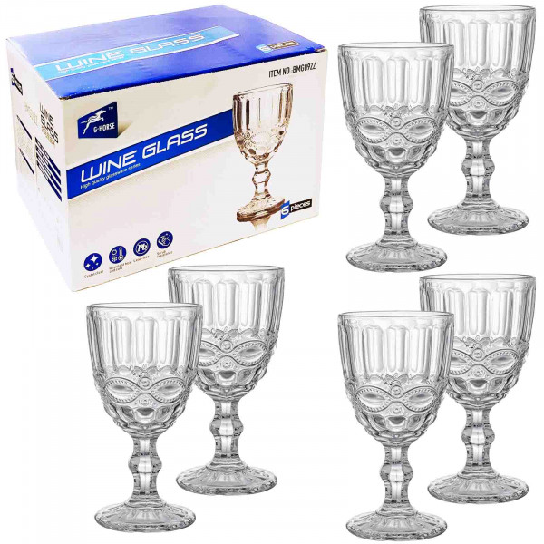 Set aus 6 Gläsern, "Weingläser" 285 ml (BMG09ZZ)