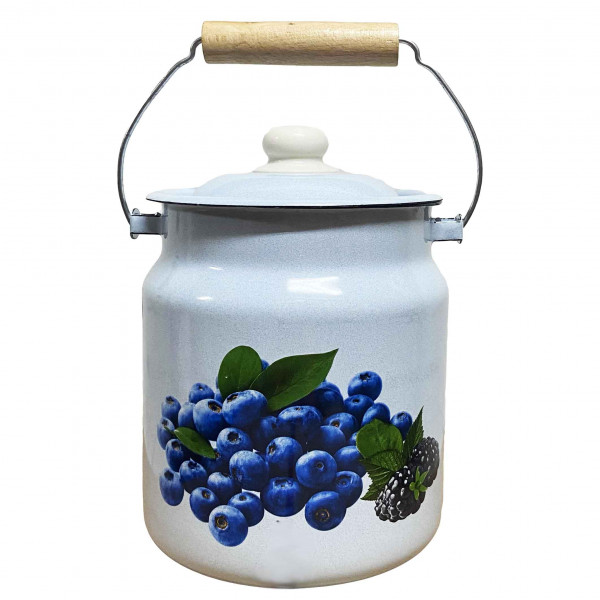 Transportkanne, emailliert, 3,5 L "Blaubeere"