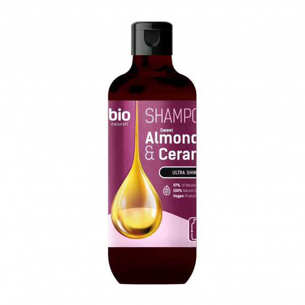 Bio Naturell - Shampoo, "Almond Oil & Ceramides", 355 ml