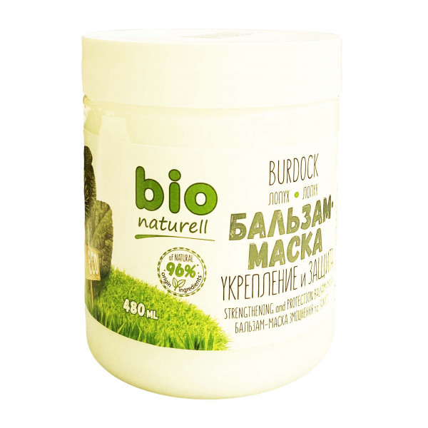 Bio Naturell - "Burdock" Balsammaske für Haare, 480 ml