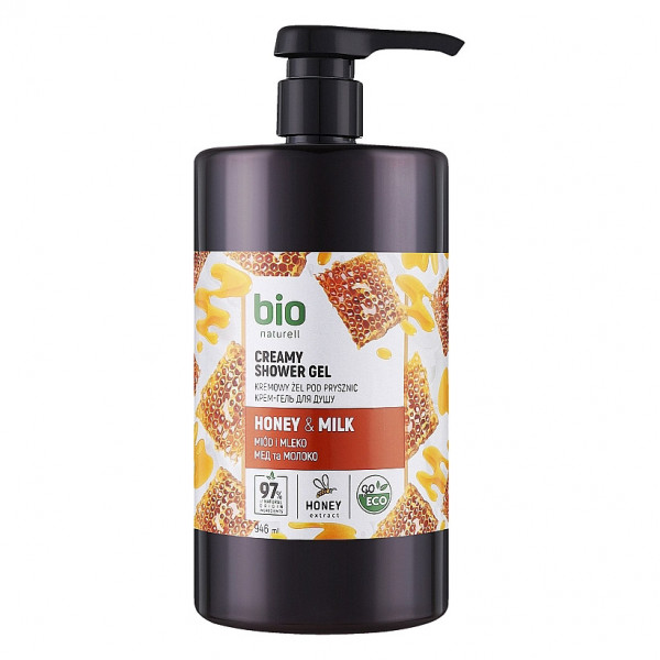 "Bio Naturell" Creme-Duschgel "Honig und Milch", 946 ml