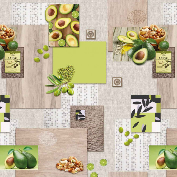 Tischdecke М, 148A, "Avocado", 20x1,4 m