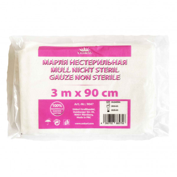 Mull nicht steril "Marlja", 3 m x 90 cm