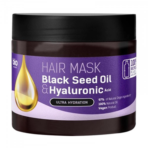 Bio Naturell - Haarmaske, "Black Seed Oil & Hyaluronic", 295 ml