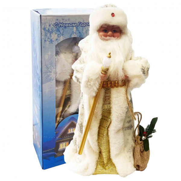 Spielzeuge "Ded Moroz", weiß, 40 cm
