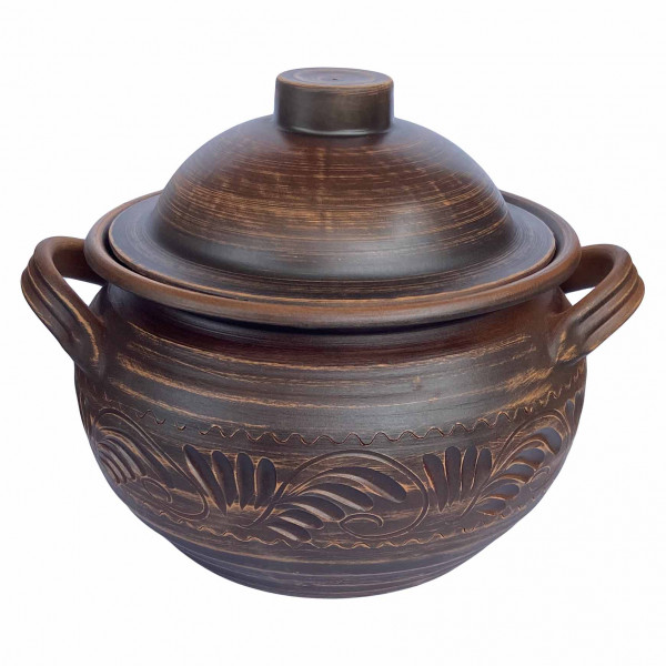 Keramiktopf, Roter Ton, matt, 3 L (31432)