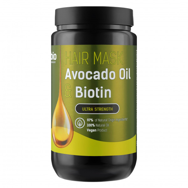 Bio Naturell - Haarmaske, "Avocado Oil & Biotin", 946 ml