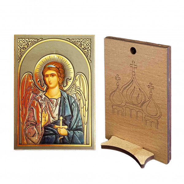 Ikone (Holz), Angel, 6x9 cm