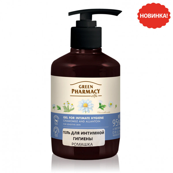 "Green Pharmacy" Gel für Intimhygiene "Kamille", 370 ml