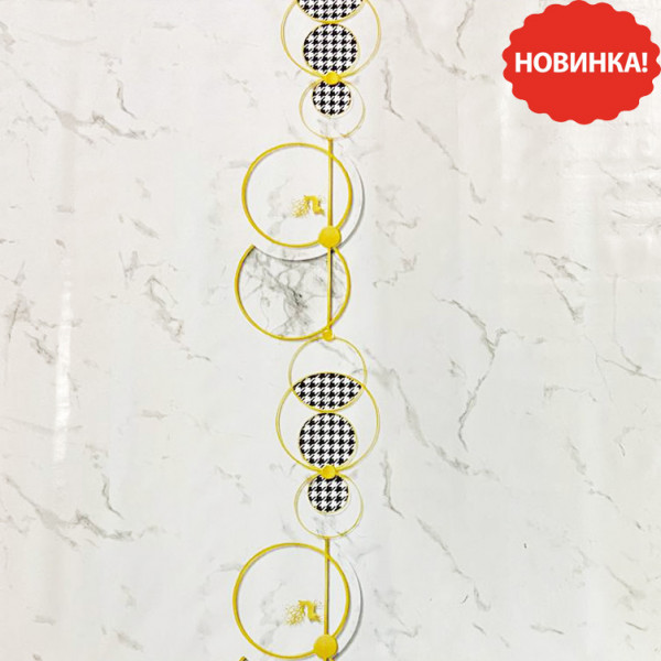 Tischdecke "Klassik", AS-833, Marmor mit Kreisen, 20x1,4 m