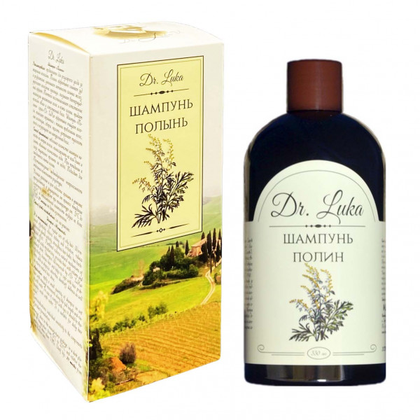 Shampoo "Dr. Luka", "Wermut" Für fettiges Haar, 330 ml
