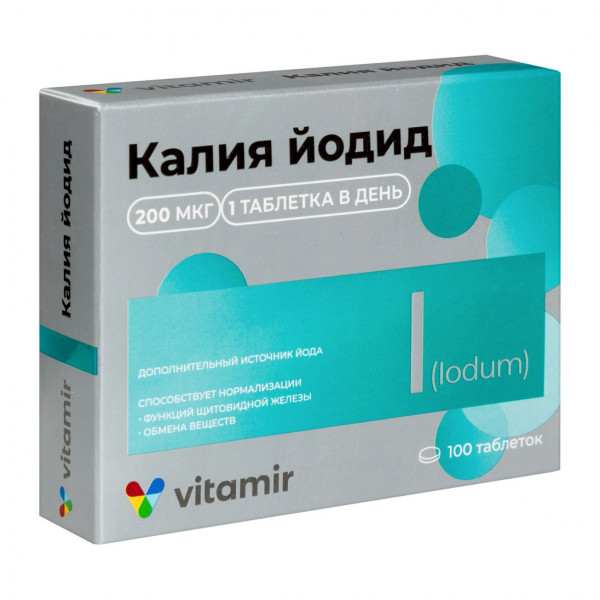 Vitamir - "Kalium Iodum", 100 Tabl.