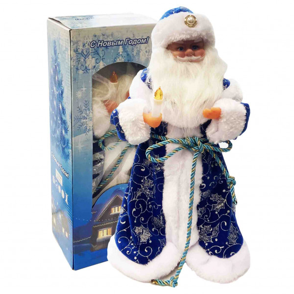 Spielzeuge "Ded Moroz", blau, 40 cm