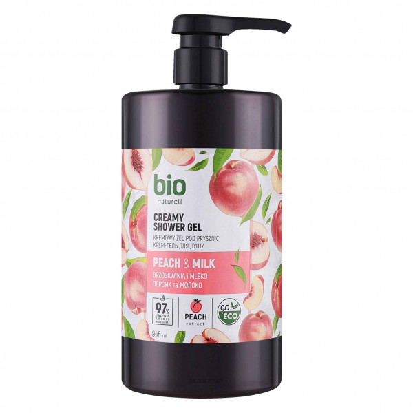 "Bio Naturell" Creme-Duschgel "Pfirsich und Milch", 946 ml