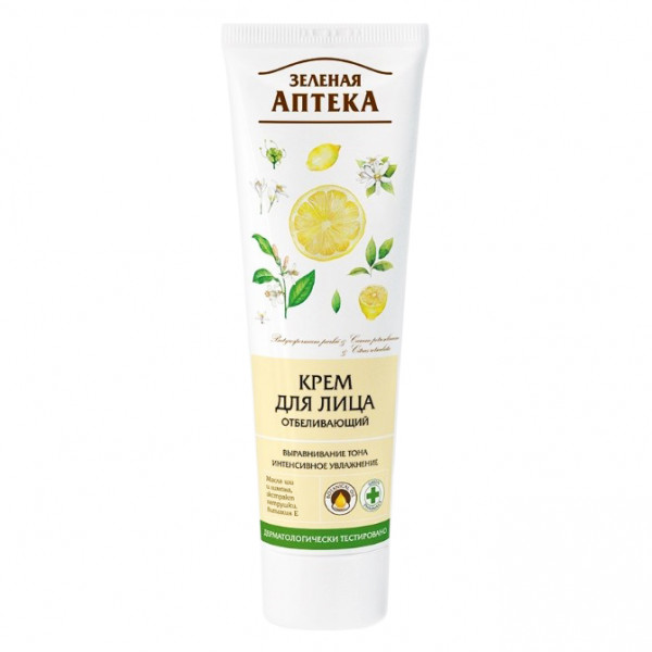 "Green Pharmacy" Gesichtscreme "Аufhellende", 100 ml