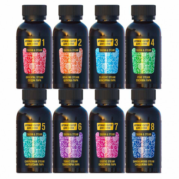 "Golden Farm" Aufguss für die Sauna - Set aus 8St., 100 ml