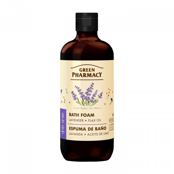"Green Pharmacy" Badeschaum "Lavendel und Leinsammen Öl", 500ml