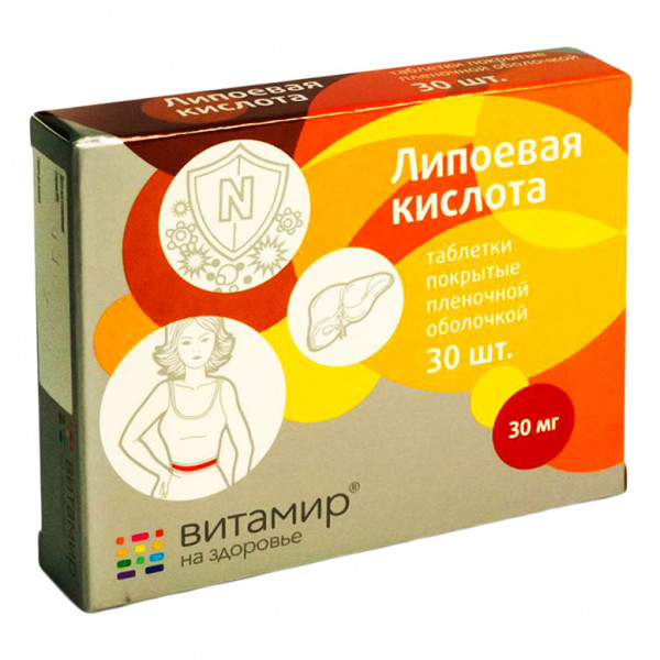 Vitamir - "Liponsäure", 30 Tabl.
