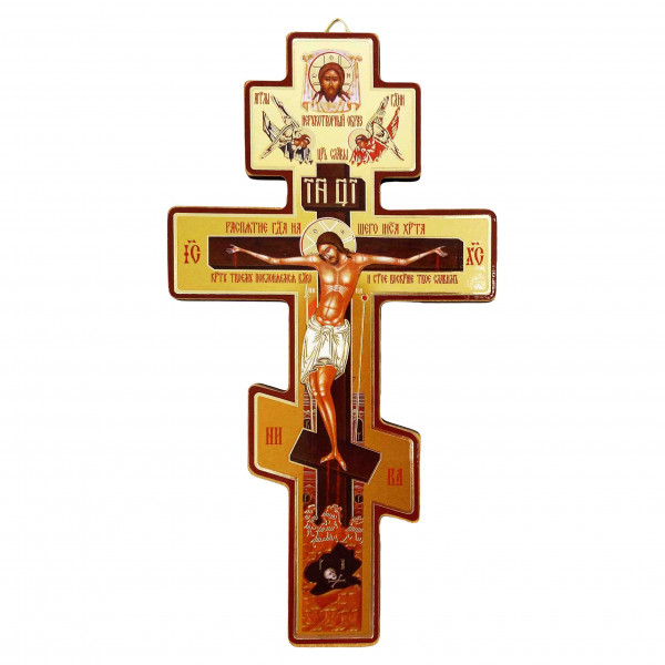 Ikone "Kreuz" für die Wand, 20x11 cm