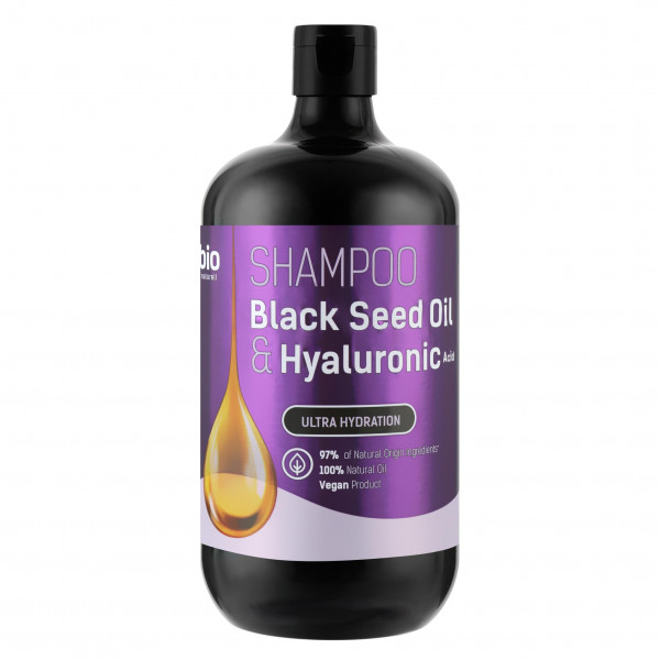 Bio Naturell - Shampoo, "Black Seed Oil & Hyaluronic", 946 ml