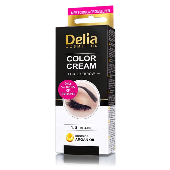 Как пользоваться краской для бровей delia
