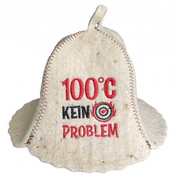 Filzhut für Sauna, "100% kein Problem"