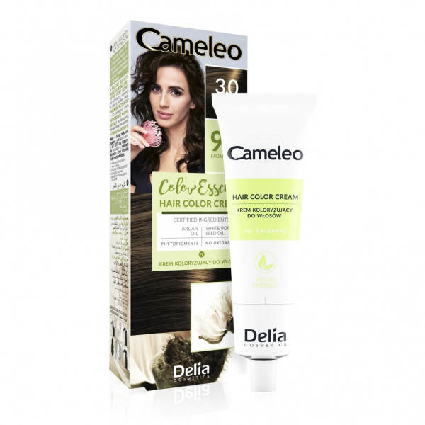 "Cameleo" "Color Essence", 3.0 Dunkelbraun, Natürliches Haarfärbe 2 in 1