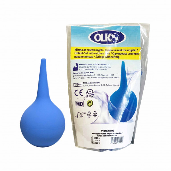 Birnspritze, Einlauf-Set mit weichem Rohr, N1 (35 ml)