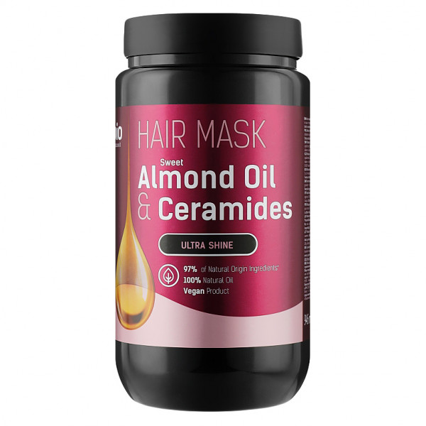Bio Naturell - Haarmaske, "Almond Oil & Ceramides", 946 ml
